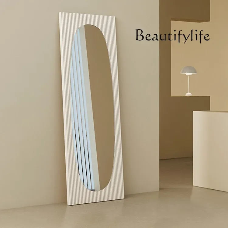 R Nordic Designer Creative Full-body Mirror Simple Clothing Store Full-length Mirror Home Floor Mirror To Take Pictures