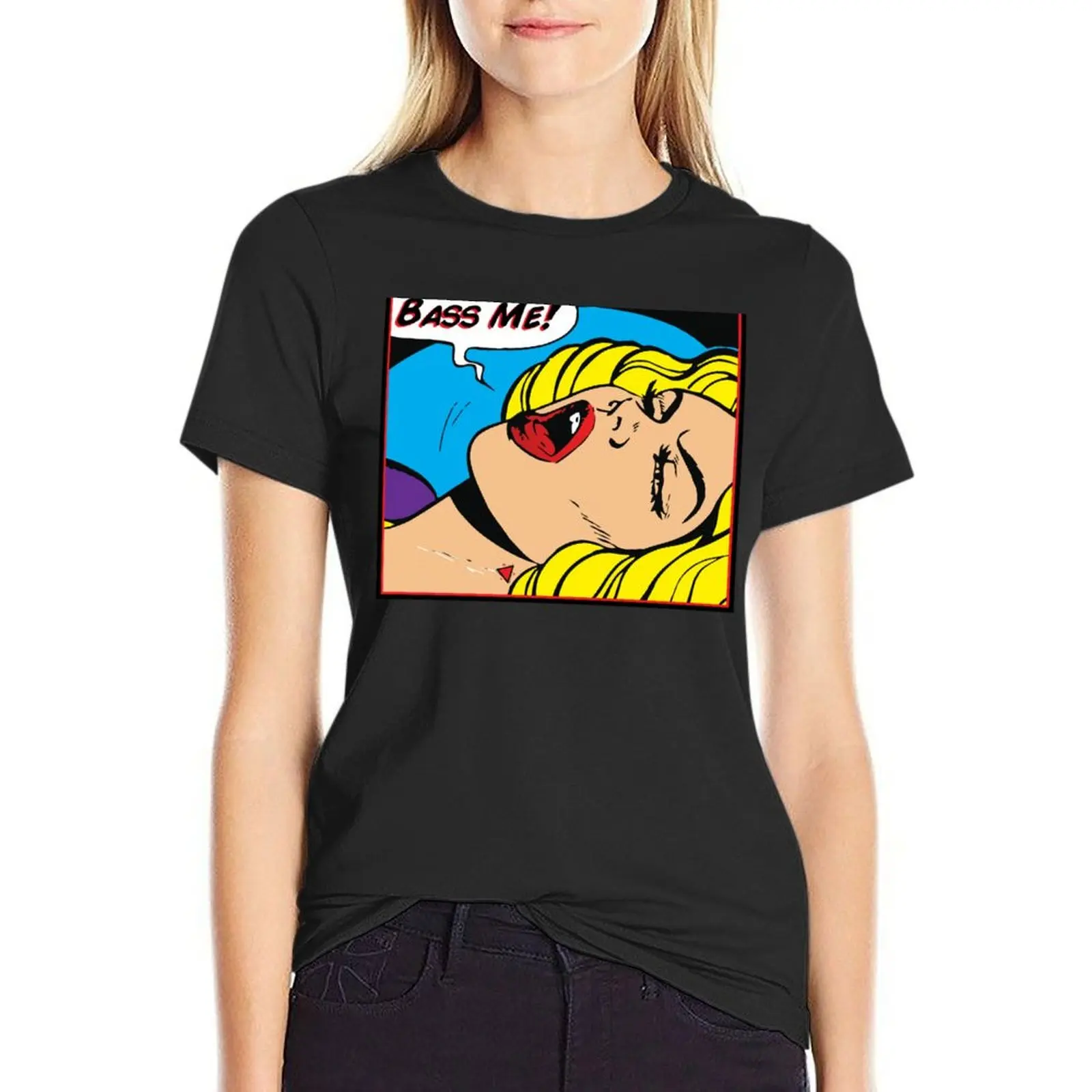 

Bass Me! T-Shirt anime clothes vintage clothes graphics t-shirts for Women pack