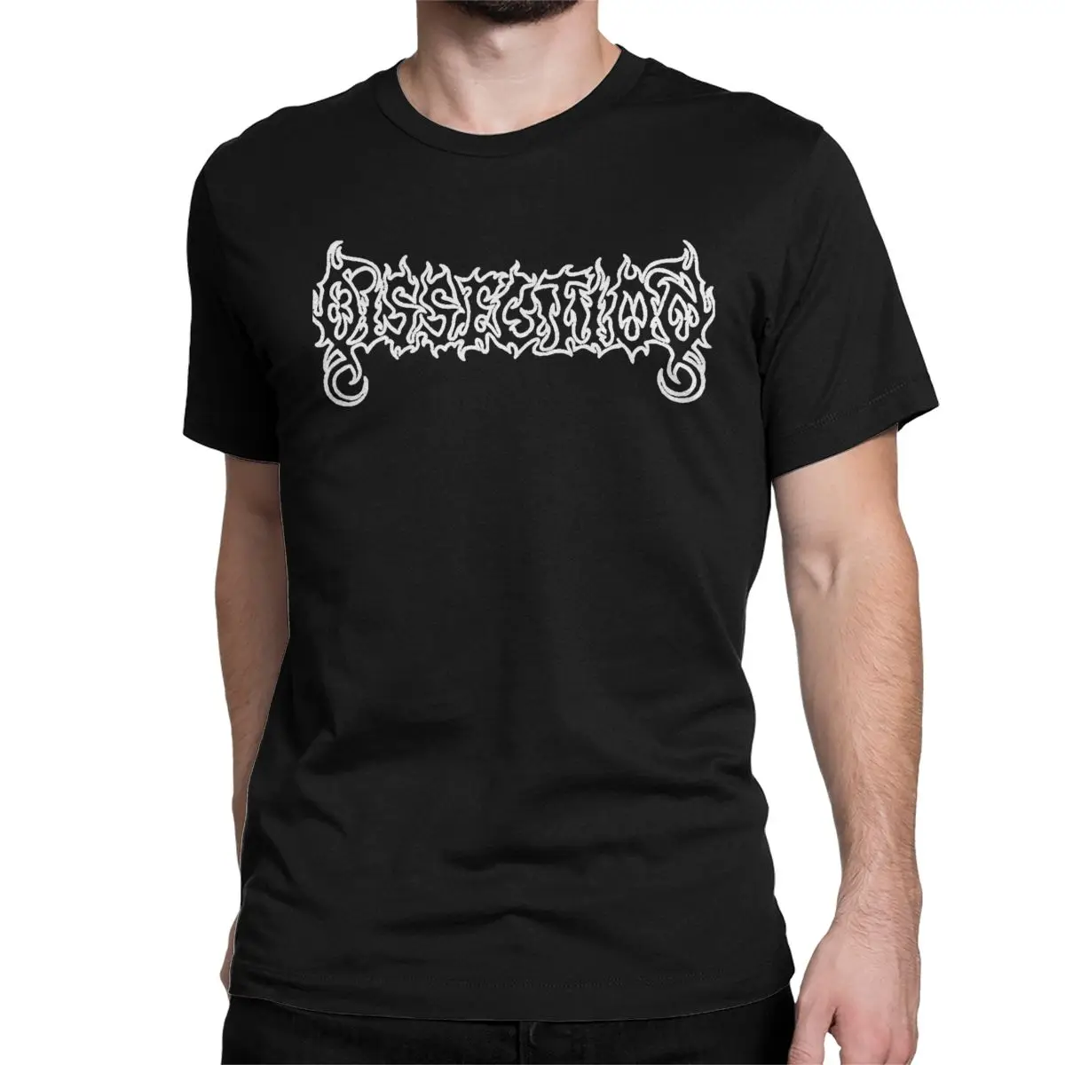 Dissection Music T-Shirts for Men Women Black Metal Casual 100% Cotton Tee Shirt Round Neck Short Sleeve T Shirts 6XL Tops