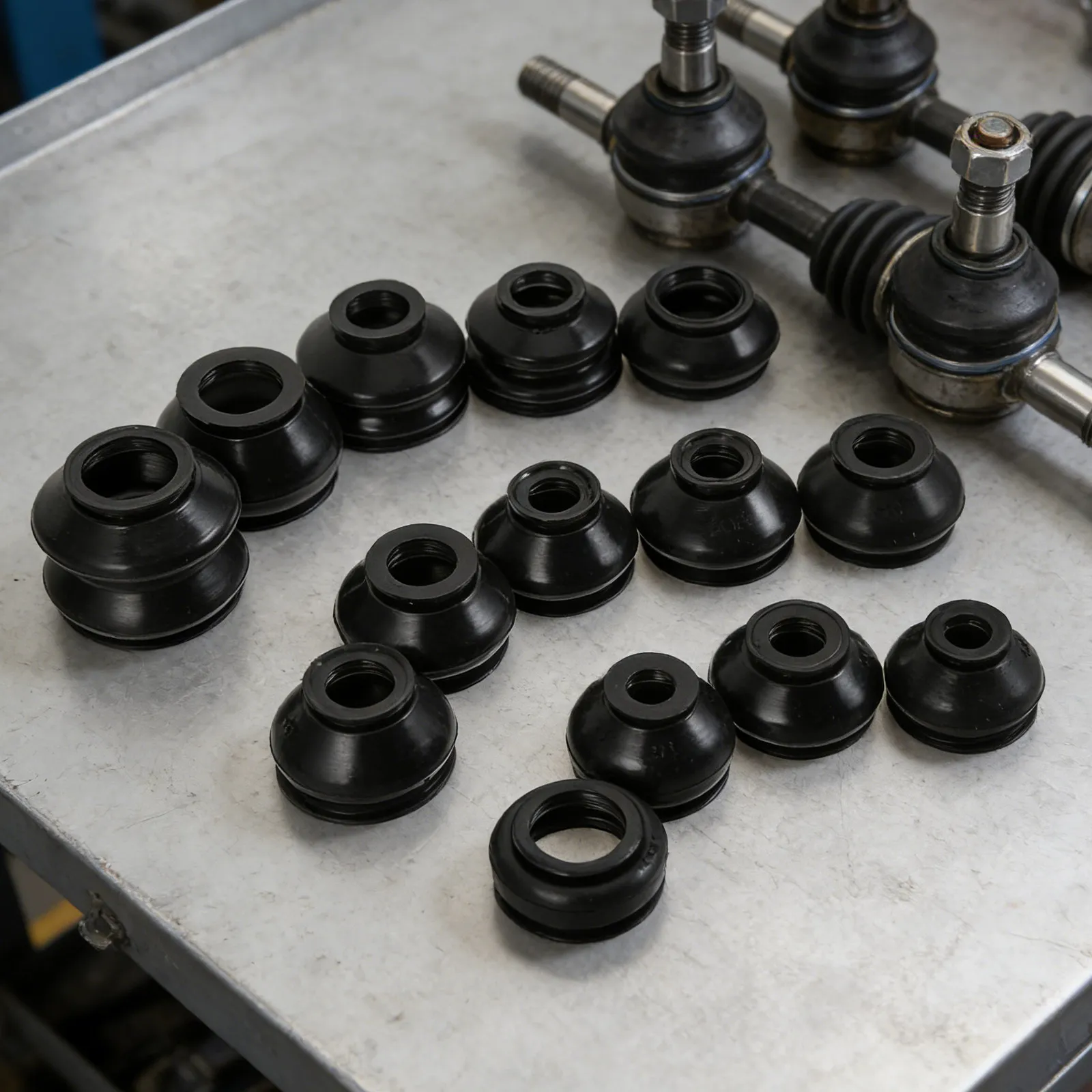 14Pcs Ball Joint Boot Universal Rubber Tie Rod Dust Cover Protector for Automotive Suspension Steering Axle Joint Replacement