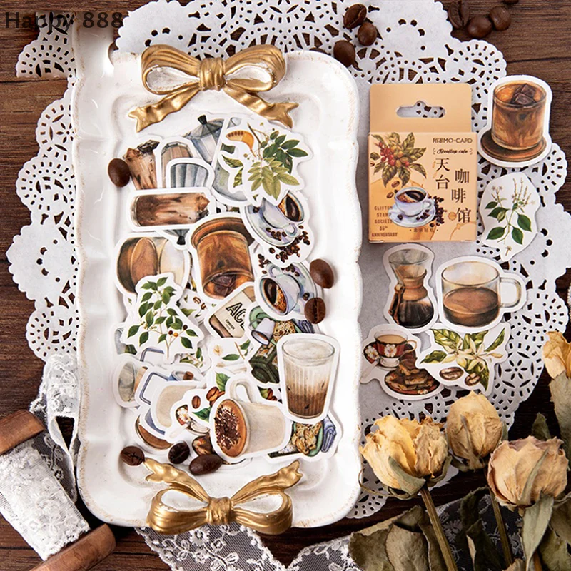 مجموعة ملصقات زخرفية مكونة من 46 قطعة لسكرابوكينغ ومجلات اليوميات وألبومات القرطاسية #3