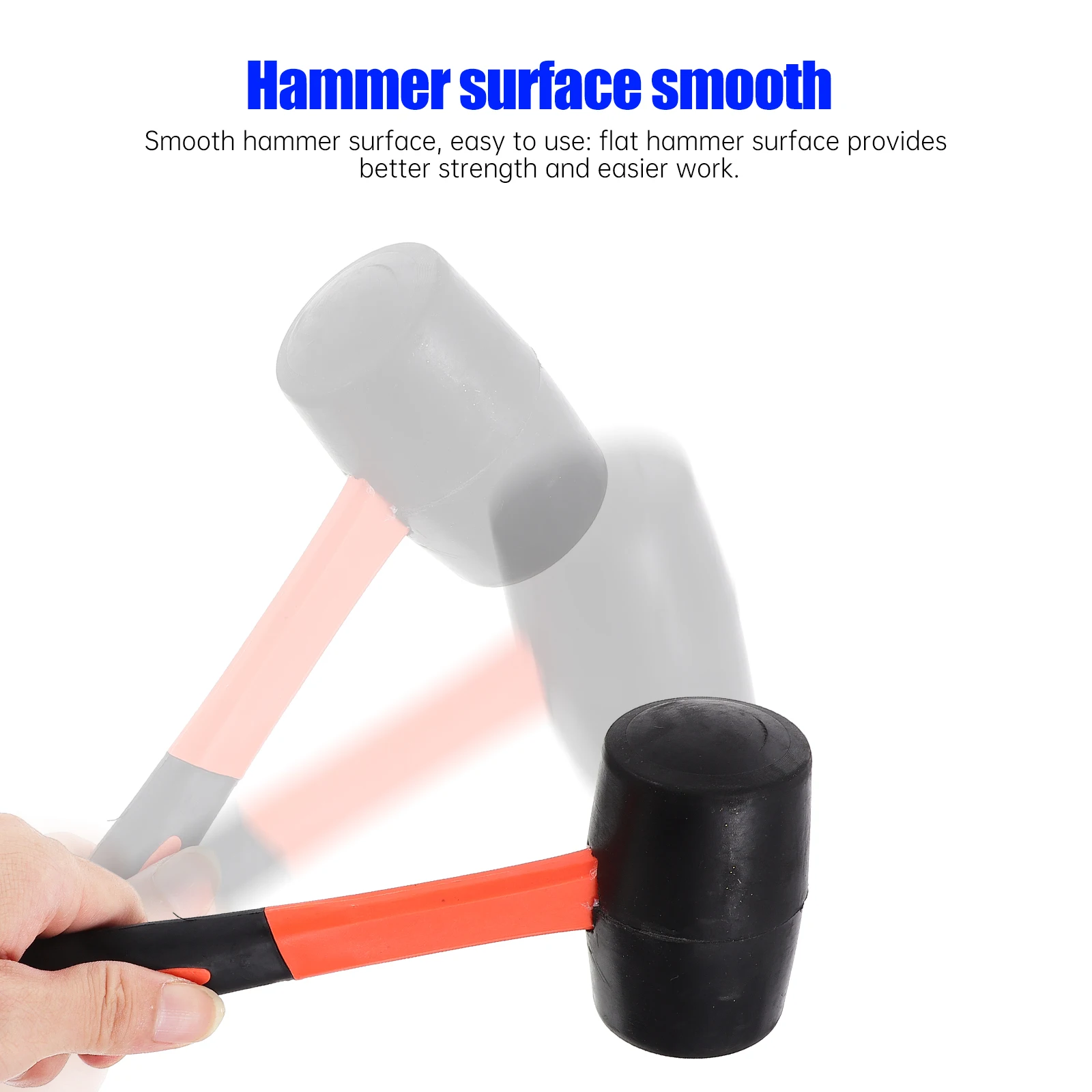 

Fiber Handle Hammer Tile Installation Tools for Tiles Tapping Rubber Mallet Flooring The