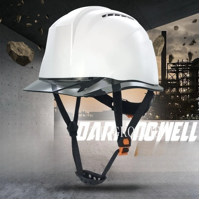 

Safety Helmet Construction Hard Hat American Industry Style ABS Protective Helmets Work Cap For Working Climbing Riding White