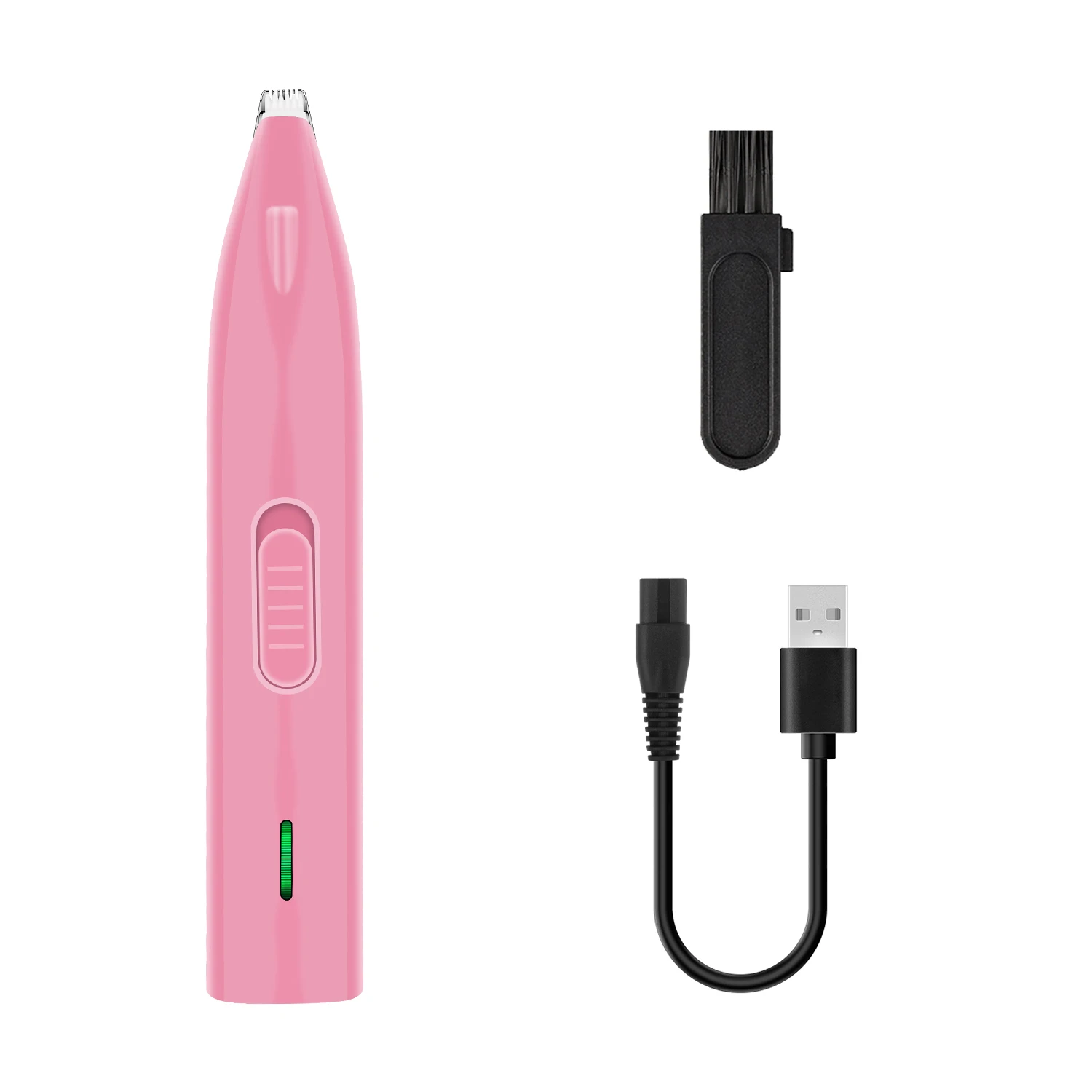 Professional Small Pet Grooming Clipper Rechargeable Silent Dog Cat Paw Trimmer for Local Fine Trimming Around Eyes Paws Belly