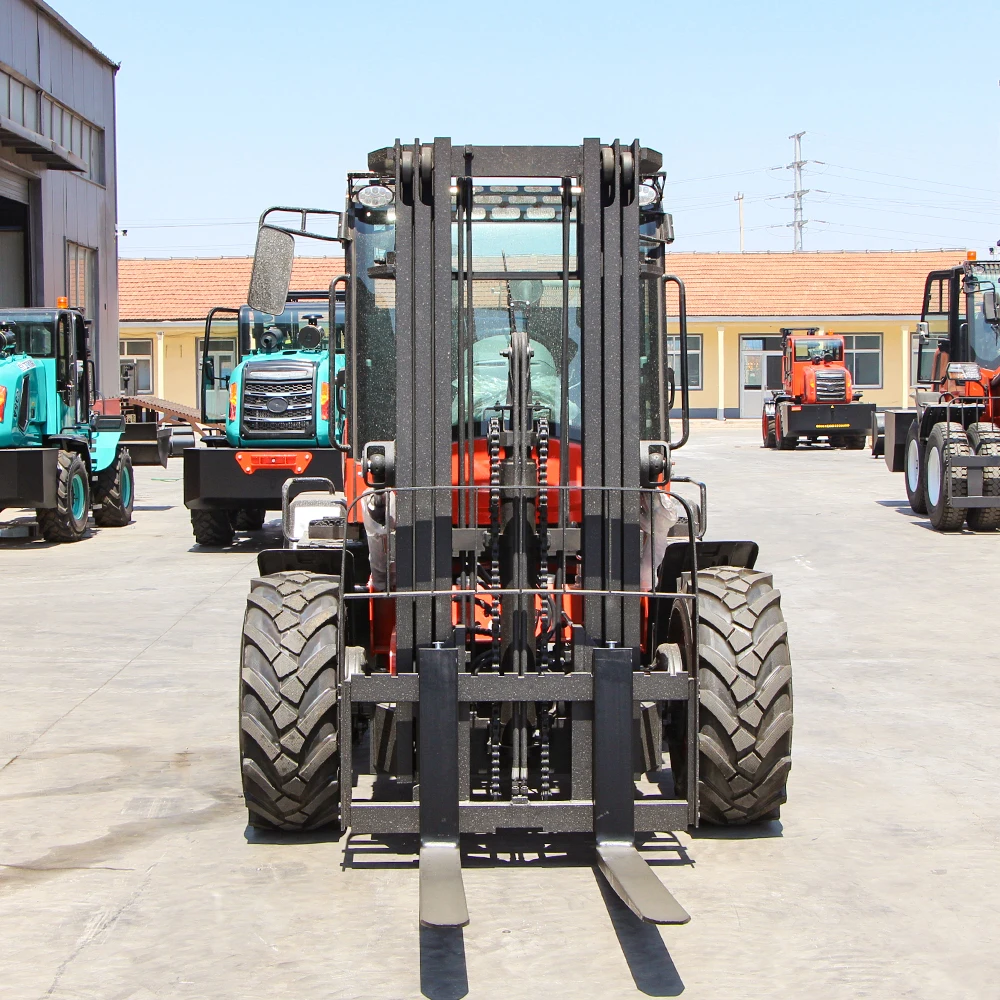 カスタマイズYGCY-35 3.5トン中国カスタマイズ全地形オフロードフォークリフト3500KGミニフォークリフトトラックメーカー価格