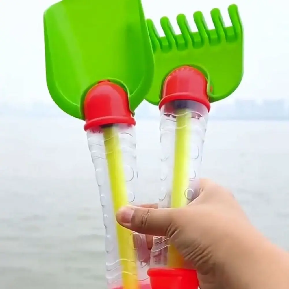 プラスチック水の戦いビーチおもちゃシャベル手持ち水スプレーおもちゃ単管漫画引っ張りタイプスプリンクラーおもちゃ