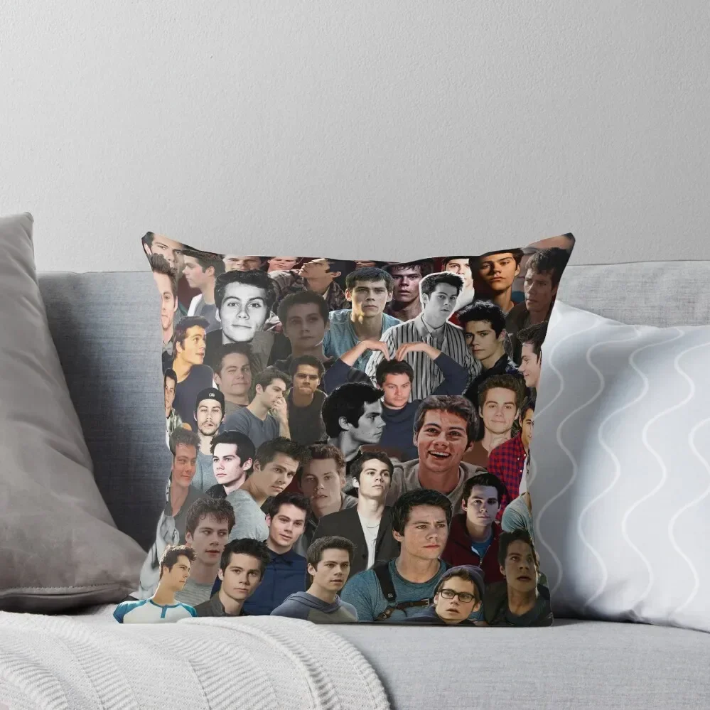 

Dylan o'brien collage Throw Pillow Cusions Cover ornamental pillows Pillow