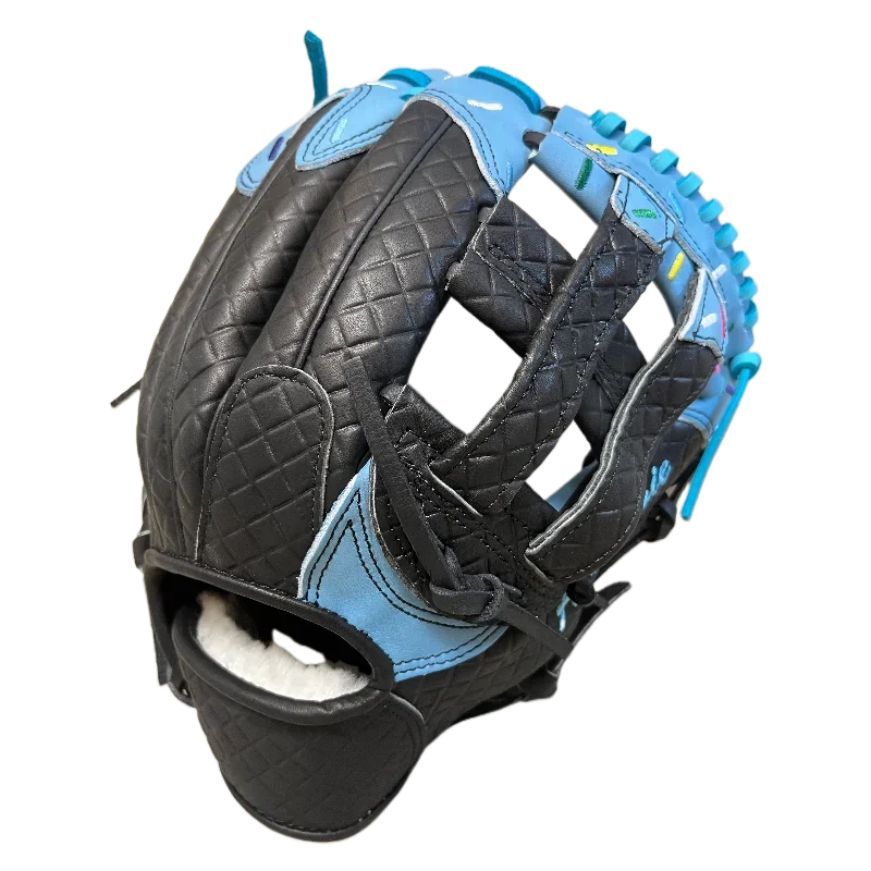 

12,5-дюймовые черные голубые H веб-мороженое софтбольные бейсбольные перчатки