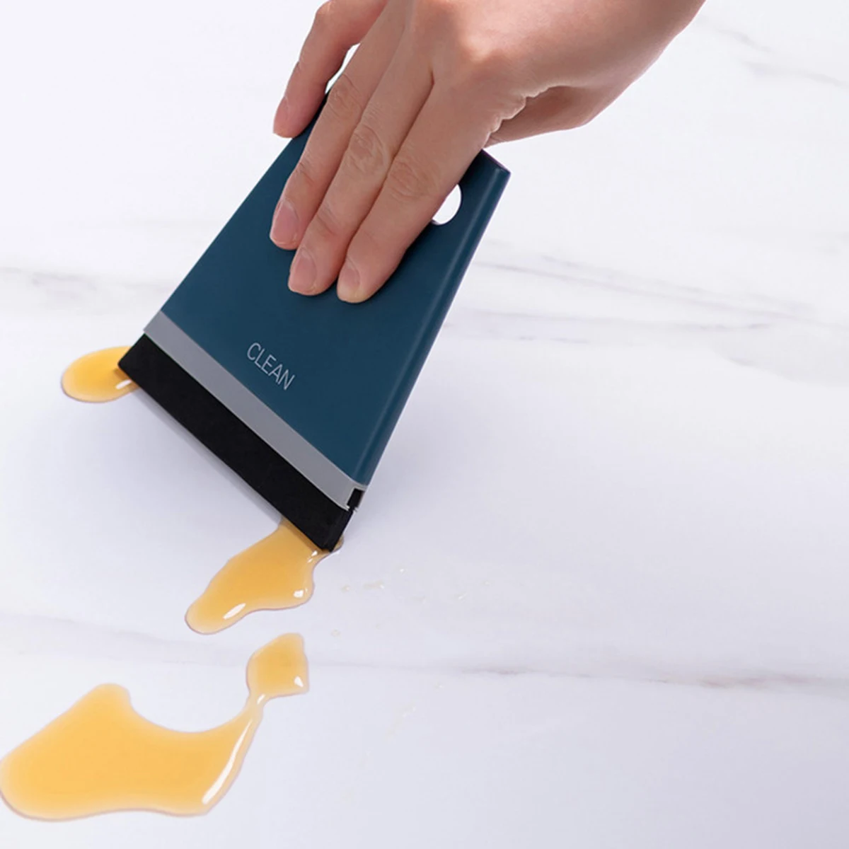 

Mini Dustpan and Broom Set in Navy Saving Portable Cleaning Kit for Tabletop Counter Home Office Use