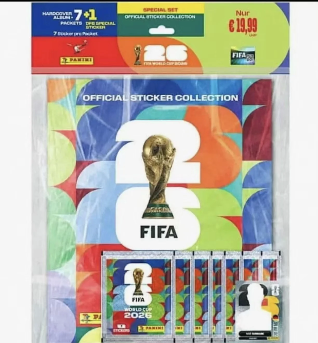 Álbum de Tapa Dura de la Copa Mundial de Fútbol Panini 2026, Versión Oro y Plata Limitada, Colección de Pegatinas Oficiales 2026, Regalo de Recuerdo de Fútbol