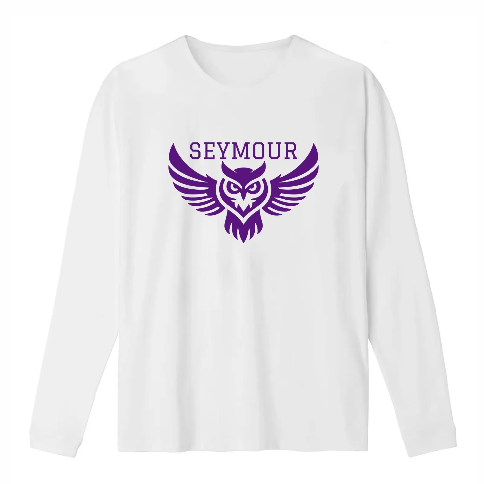 Seymour Owls 2 T-Shirt Summer Casual Cotton Tee Oversized Streetwear Tops Vintage Graphic Print Loose Fit Short Sleeve