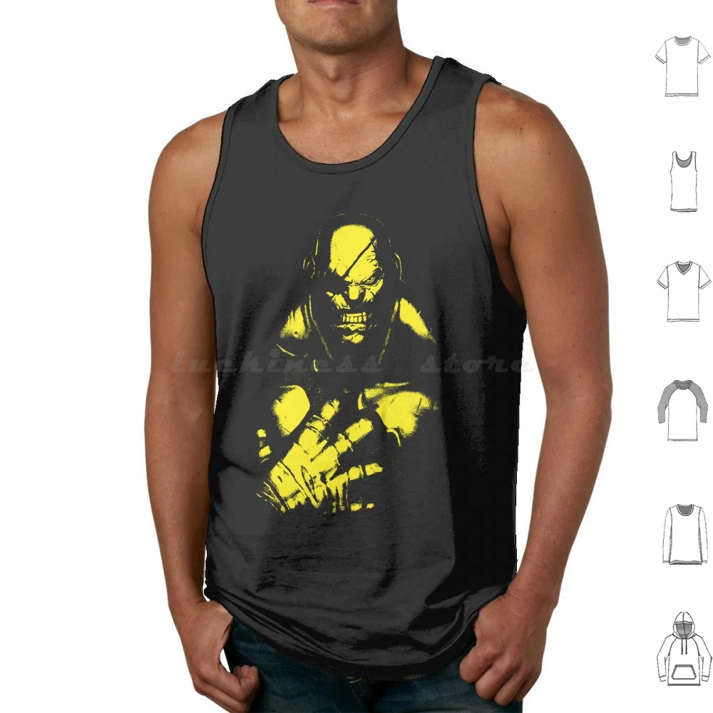 Sagat Tank Tops Print Cotton Hadouken Hadouken Ken Ryu Sagat Mr Bison Vega Akuma Chun Li Guile Charlie Blanka