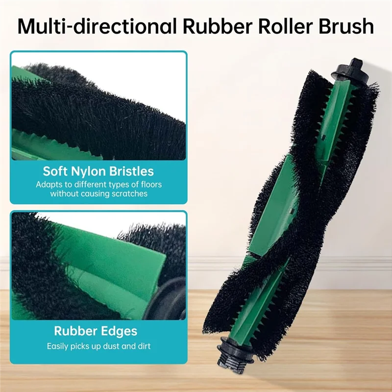 ABUS-para Irobot Roomba Essential Series Y0140 Y0110 Y0112 Kit de accesorios para Robot aspirador filtro de Cepillo Lateral principal almohadilla de fregona