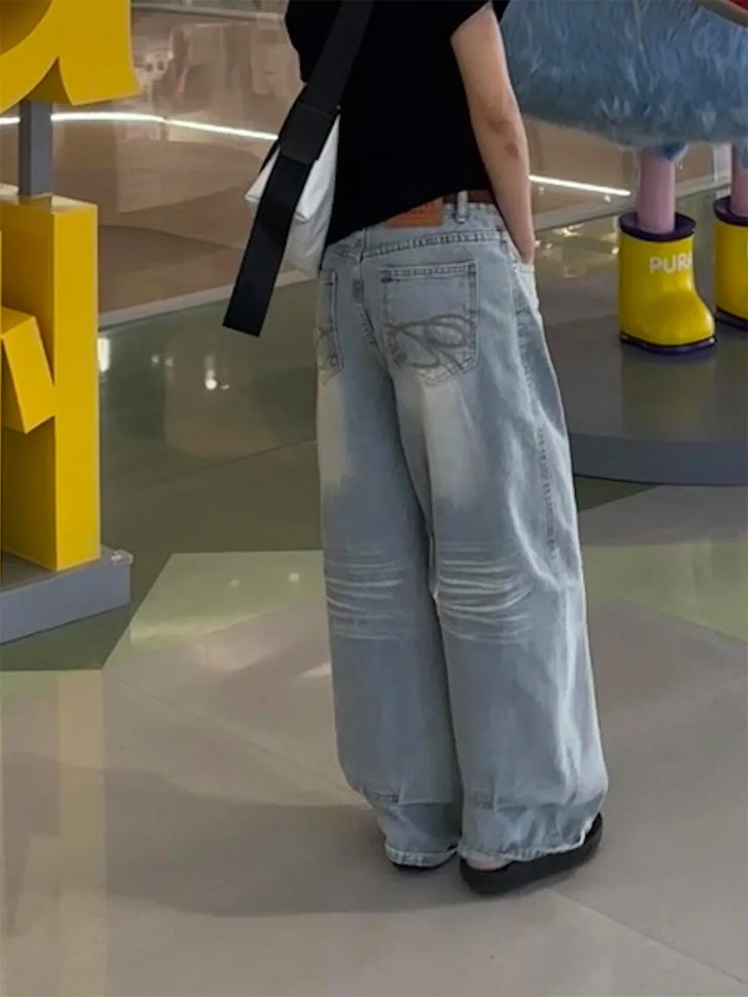 

Новые летние женские джинсы свободного кроя в стиле Lazy Style, с высокой талией, широкими штанинами, из тонкого выстиранного денима, повседневные, прямые, с высокой талией