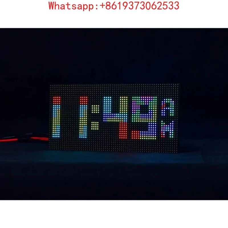 

Полноцветная светодиодная матричная панель RGB с шагом 3 мм, 64 * 32 пикселя, с регулируемой яркостью, для стандартной версии / версии GOB