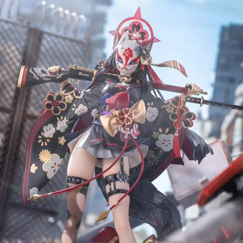 

Высококачественная синяя фигурка, голубая лиса, модель фигурки Сакарузо, декоративные аксессуары, подарок-сюрприз на Рождество и день рождения