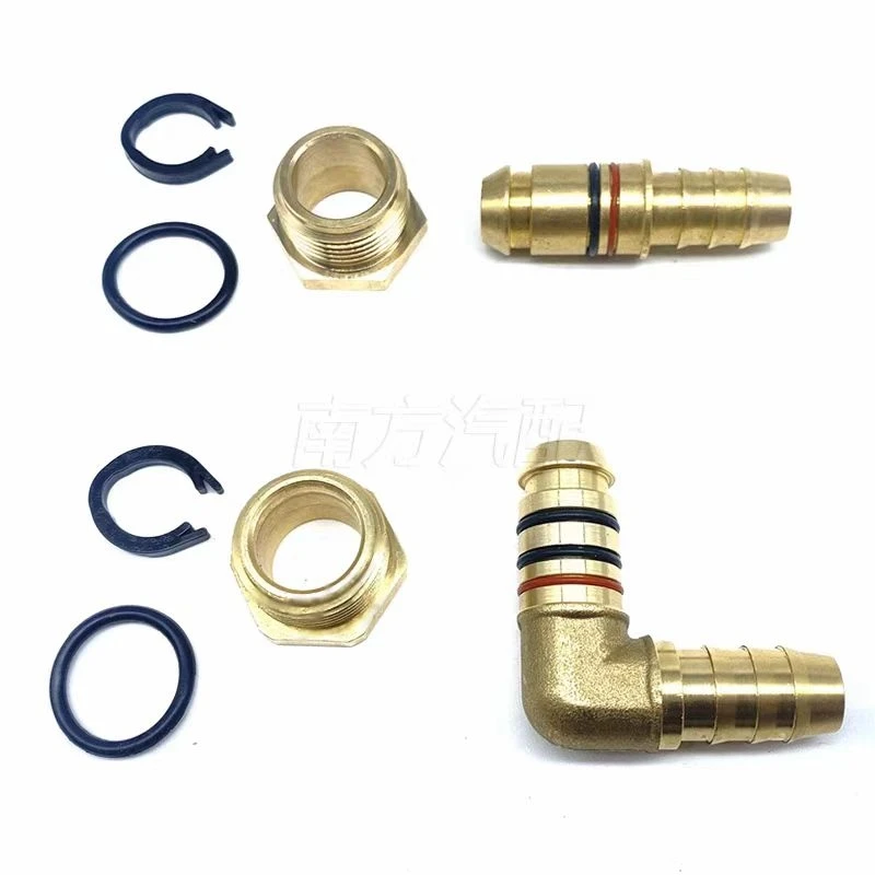 Air pipe tee plug connector outer thread 16 for  vechiles trucks