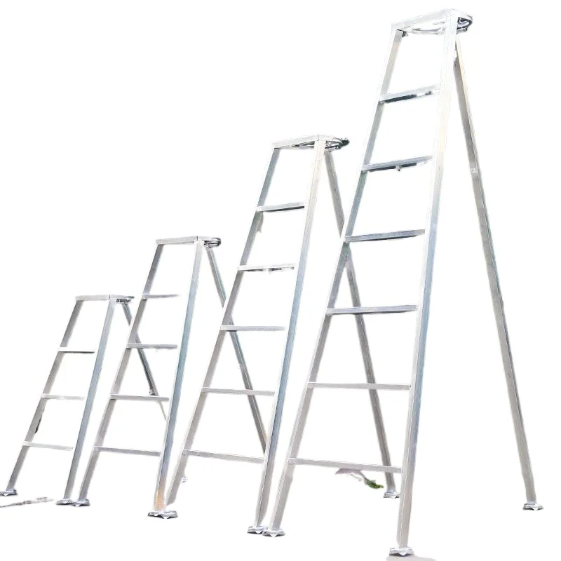 Orchard ladder Picking pruning lStorage ladder Gardening herringbone  Unilateral folding triangular thickened garde
