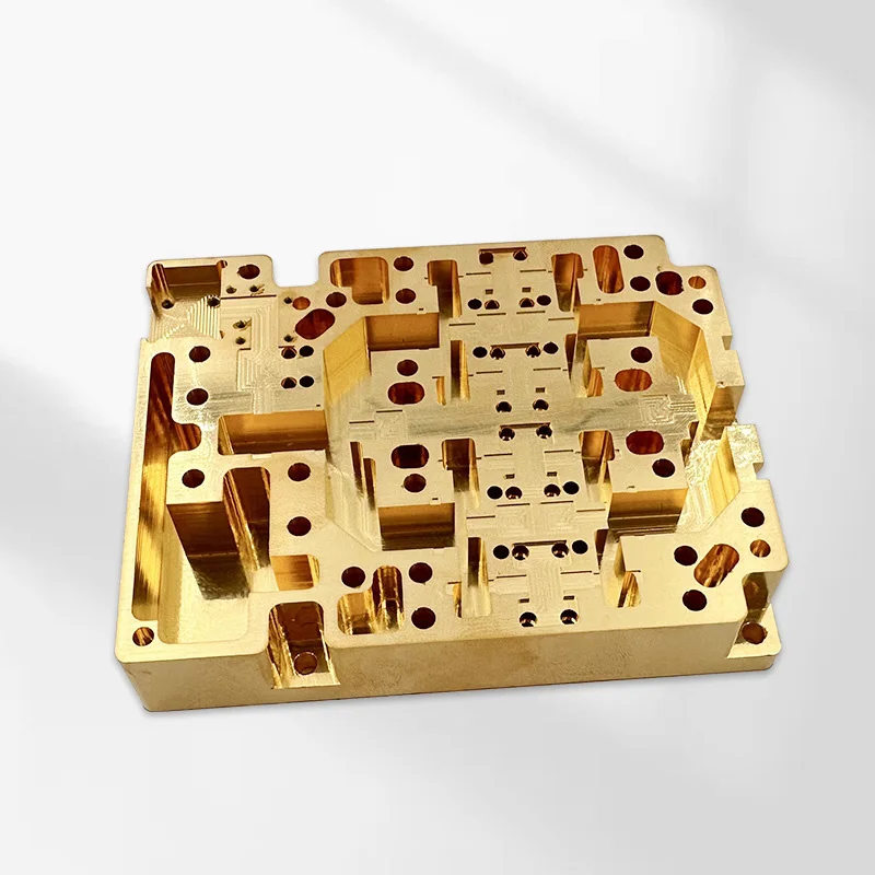 مخصص التصنيع باستخدام الحاسب الآلي أجزاء تجويف النحاس كتل النحاس وأشرطة النحاس خدمات تصنيع المعادن الدقيقة