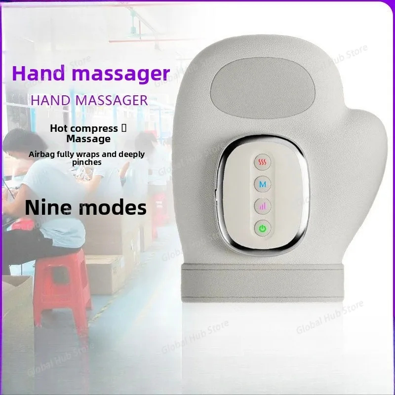 

Electric Hand Massager, A Constant-temperature Hot Compress for Fingers That Imitates Human Hand Kneading and Hand Massager