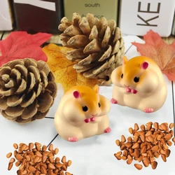 Hamster Silicone Cake Mold Mouse Shape Mousse Mould Cute Hamster Candle Mold Baking Cake Decoration Tools Kitchen Accessories