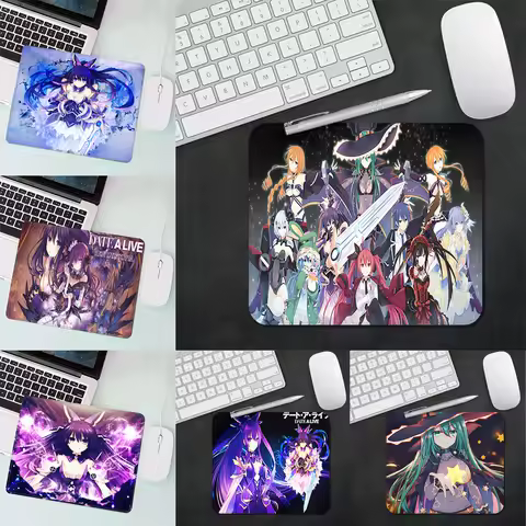 D-DATE A LIVE Gaming Mouse Pad XS Small Mousepad For PC Gamer Desktop Decoration Office Mouse Mat Deskmat Rug