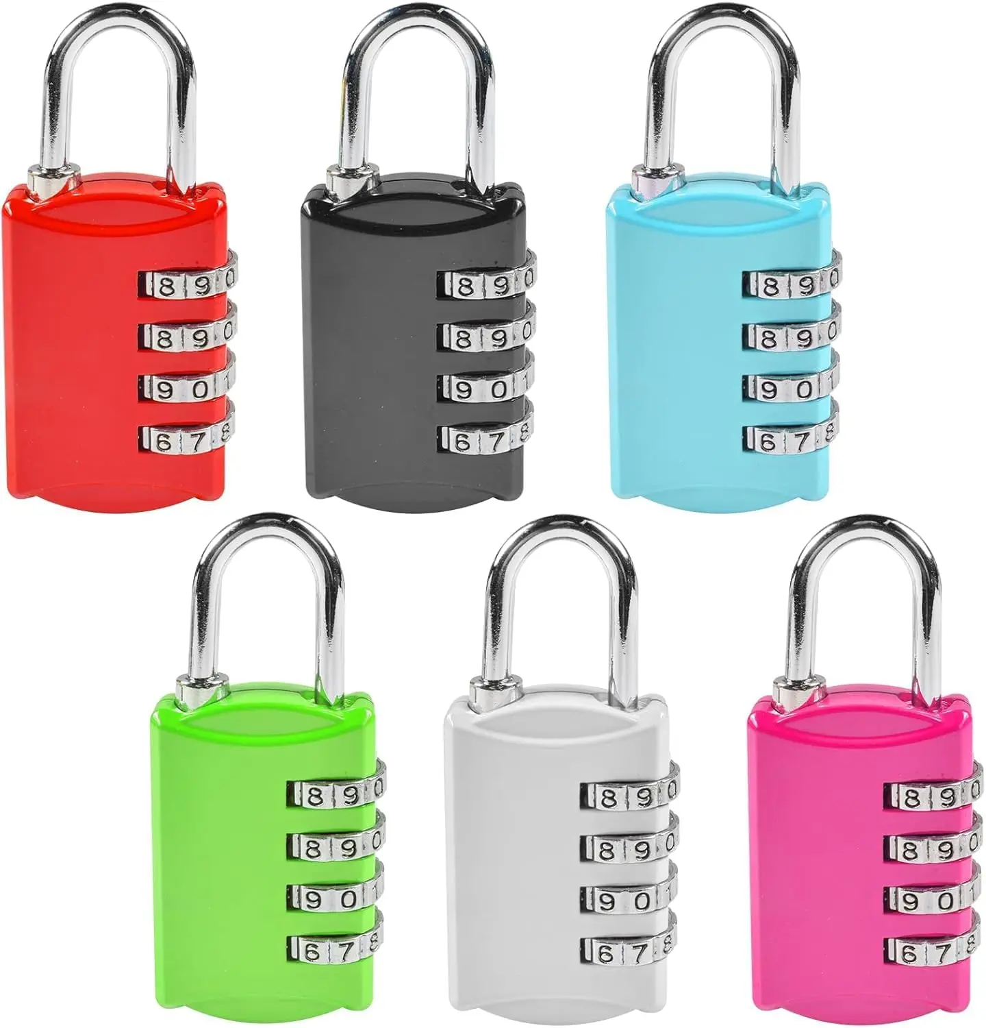 Combination Lock 4 Digit Waterproof Locker Locks Secure Outdoor Padlock for Gym Lockers,Toolboxes,Gates, Fences,Storage,Cabinets