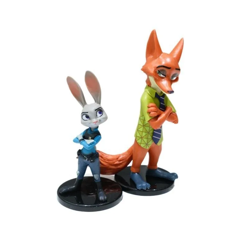 Kawaii Nick ornement Anime Judy enfant jouet Figure boîte aveugle périphérie dans le véhicule chambre ornement Festival cadeau en gros nouveau