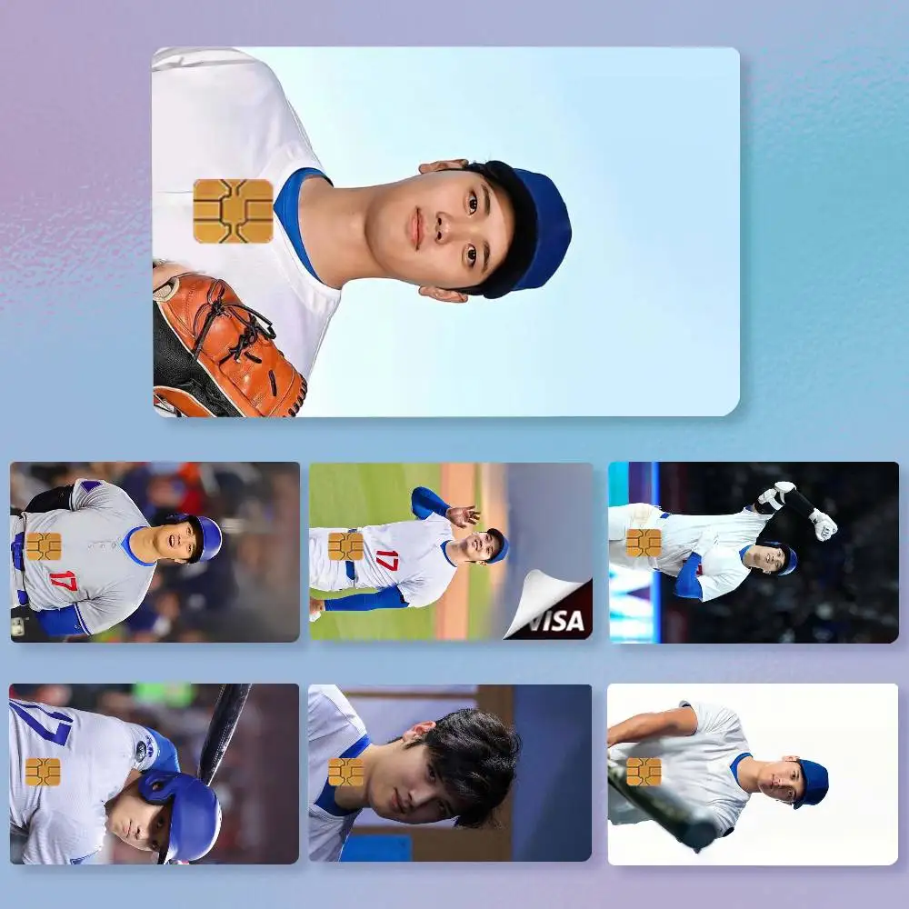 Baseball Player Otani  Credit Card HD Stickers Premium matte film effectively prevents fingerprints and daily abrasion.