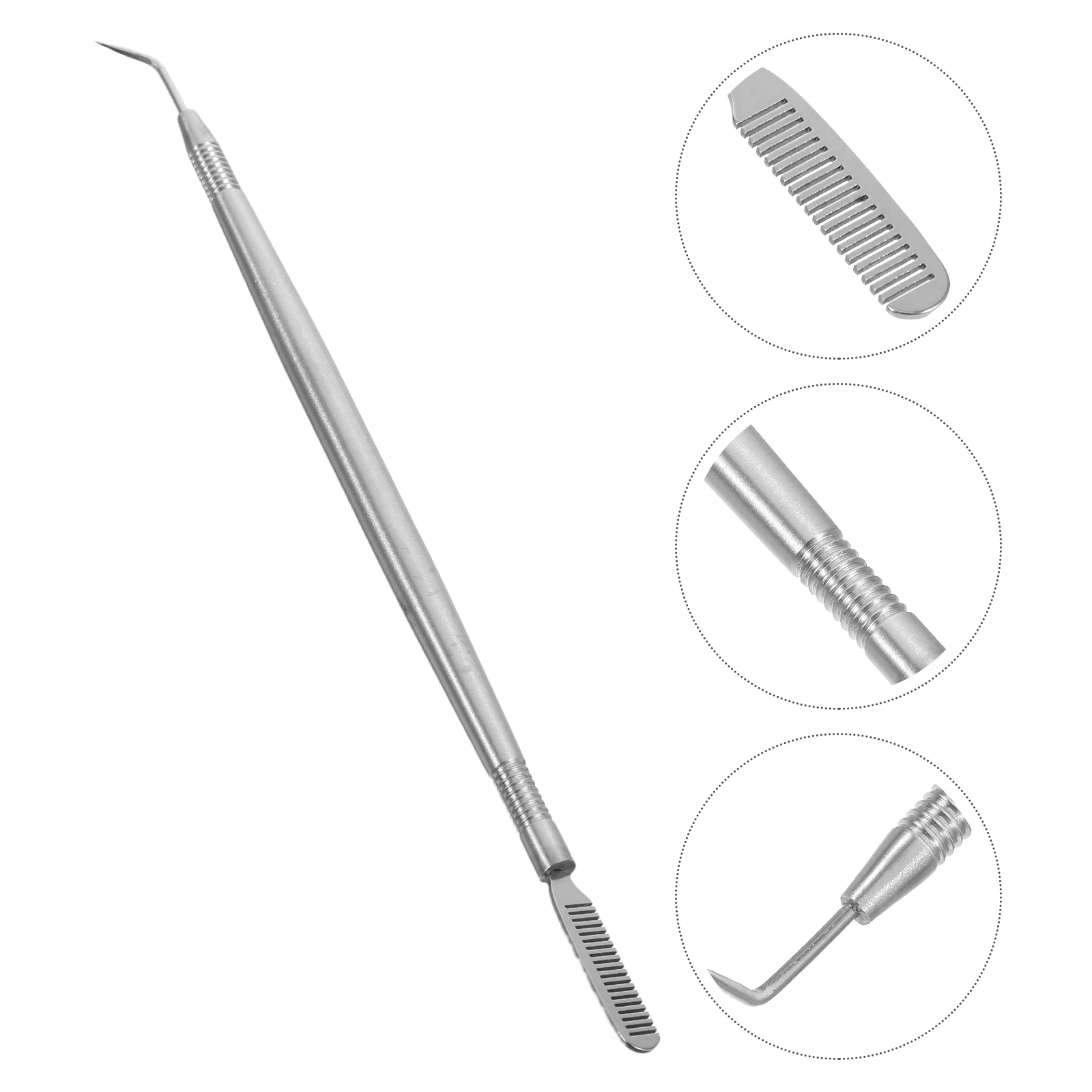 

3pcs Eyelash Separator Stainless Steel Tools for Lash Lift Perm Women Silver Makeup eyelash applicator tool lash styling