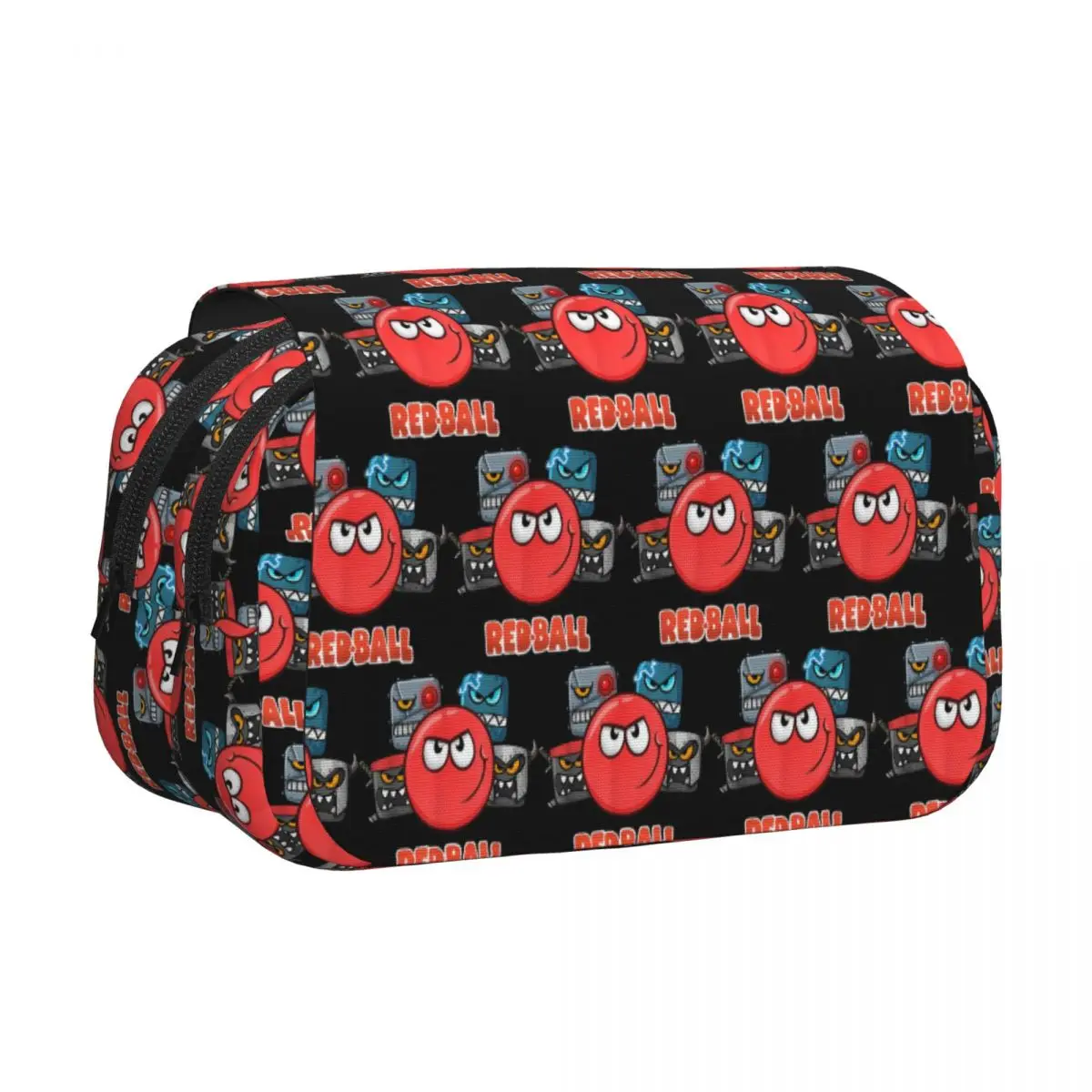 Red Ball 4 - The Crew Pencil Case Pen Holder Hard Shell Leather Big Capacity Pen Box Pencil Bag for Boy Girl Gifts