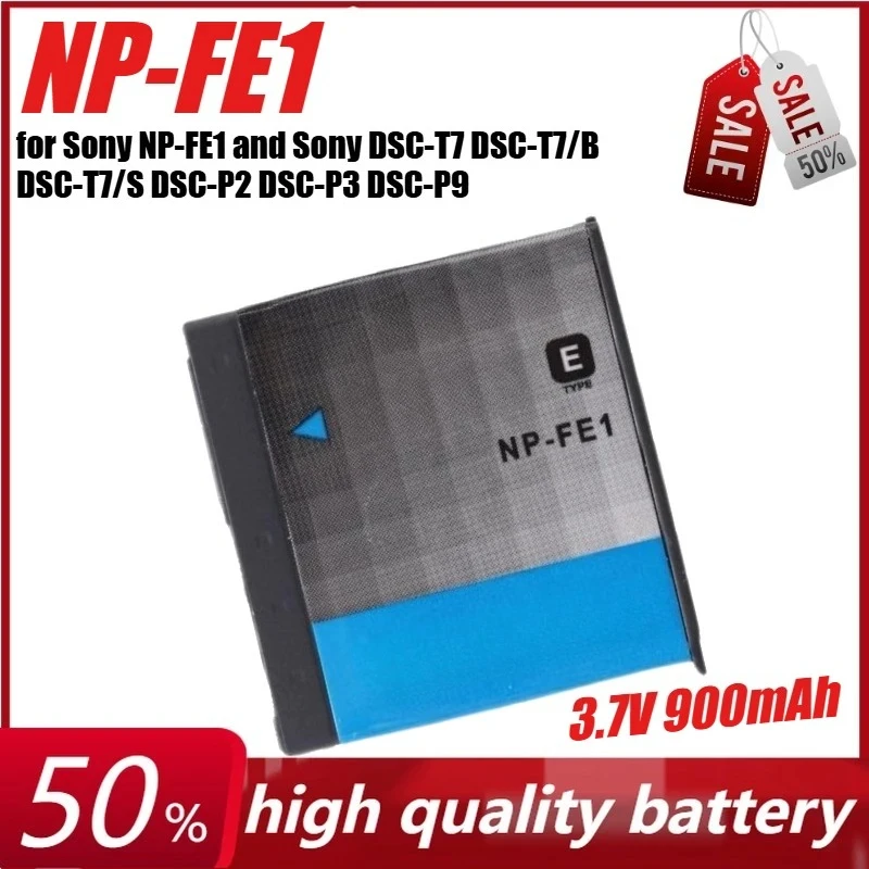 

3.7V 900mAh NP-FE1 Battery for Sony NP-FE1 and Sony DSC-T7 DSC-T7/B DSC-T7/S DSC-P2 DSC-P3 DSC-P9 DSC-P5 DSC-P7 Digital Camera