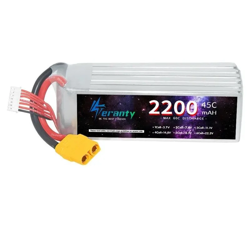 for Universal Model Aircraft Battery 22.2V 2200mAh 45C RC Aerial Photography Quadcopter Folding Drone Lithium Battery