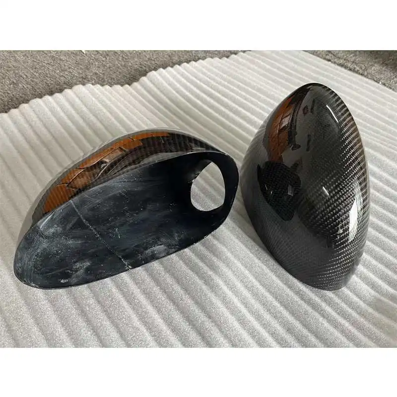 Real Carbon Fiber Add-on Side Mirror Cover Caps for BMW M3 E46 2001-2006