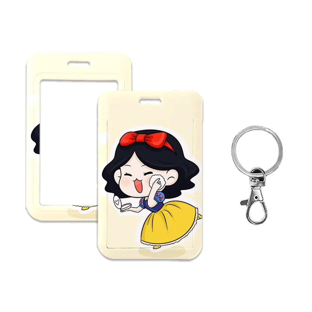 

Snow White Princess Keychain Lanyard Neck Strap Key ID Card Badge Holder Cartoon Elegant Necklace Ki Keys Adorable Gifts