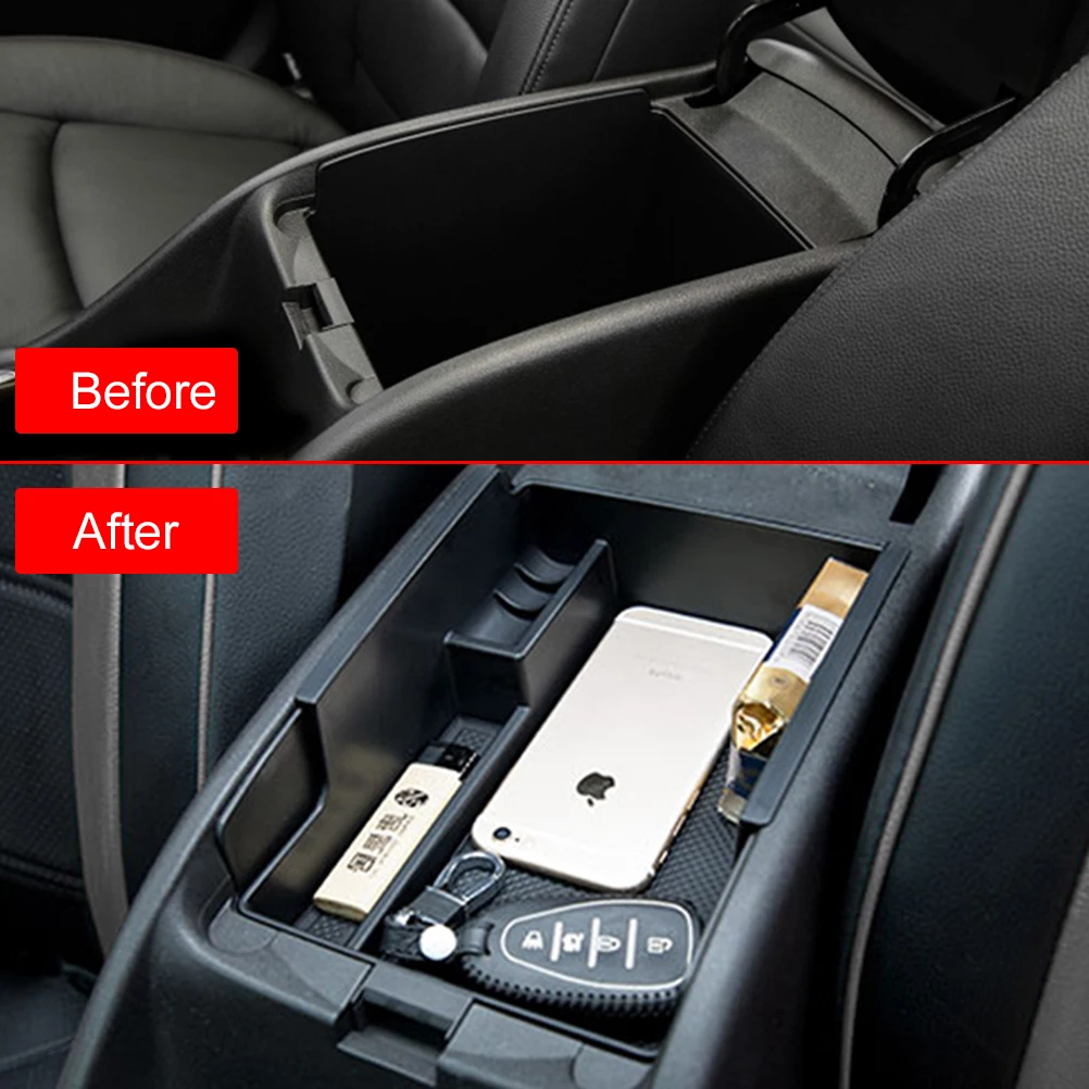 Armrest Storage Box For Chevrolet Malibu 2016 2017 2018 Center Console Bin Glove Tray Holder Case Car Organizer