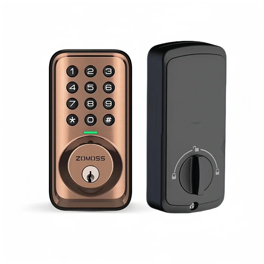 ZOMOSS Keypad Door Lock-Keyless Entry Door Lock-Smart Deadbolt Lock-Anti-Peeking Password-Auto Lock Easy To Install