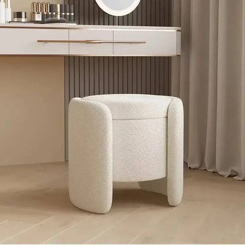 مقعد تغيير الأحذية المنزلي لغرفة المعيشة، مقعد يرتدي الأحذية المنزلي، كرسي تزيين غرفة النوم، مقعد منخفض للتخزين والتخزين #1