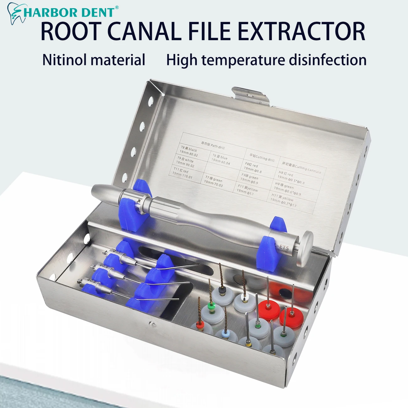 Dental Root Canal File Extractor Broken Files Removal System Tool Kit Endo Rescue Retrieval Instrument Set For Clinic