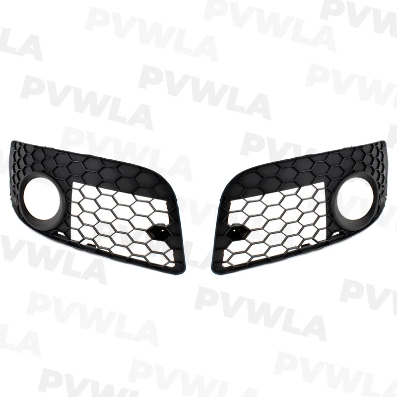 Pair Left+Right Side Fog Light Lamp Grille Cover For VW Golf 5 GTI 2004 2005 2006 2007 2008 2009 1K0854661M 1K0854662F