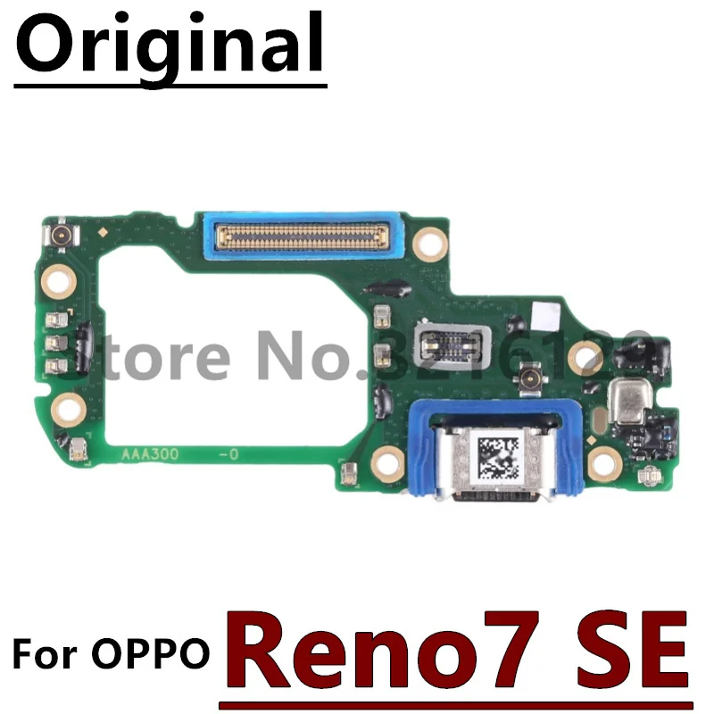 Original USB Charger Dock Board For OPPO Reno5 Lite Pro+ Reno6 Z Reno7 Pro Lite USB Charging Jack Port Connector Flex Cable