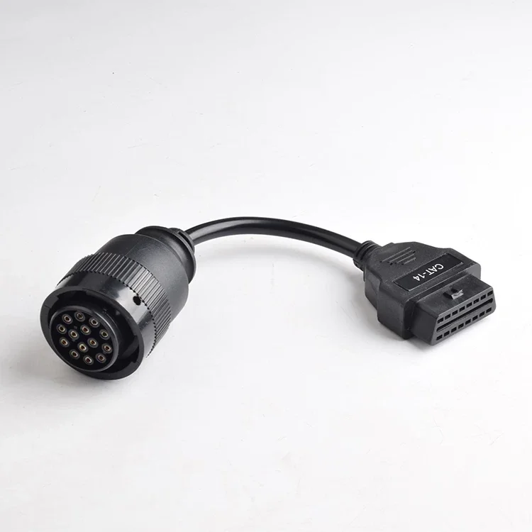 Adapter for Carter excavator 14pin to 16P   Carter 14Pin open wire (14 core 30cm)