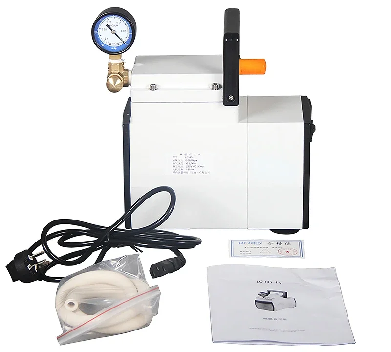

#Oil-free diaphragm vacuum pump small suction positive and negative pressure suction device laboratory
