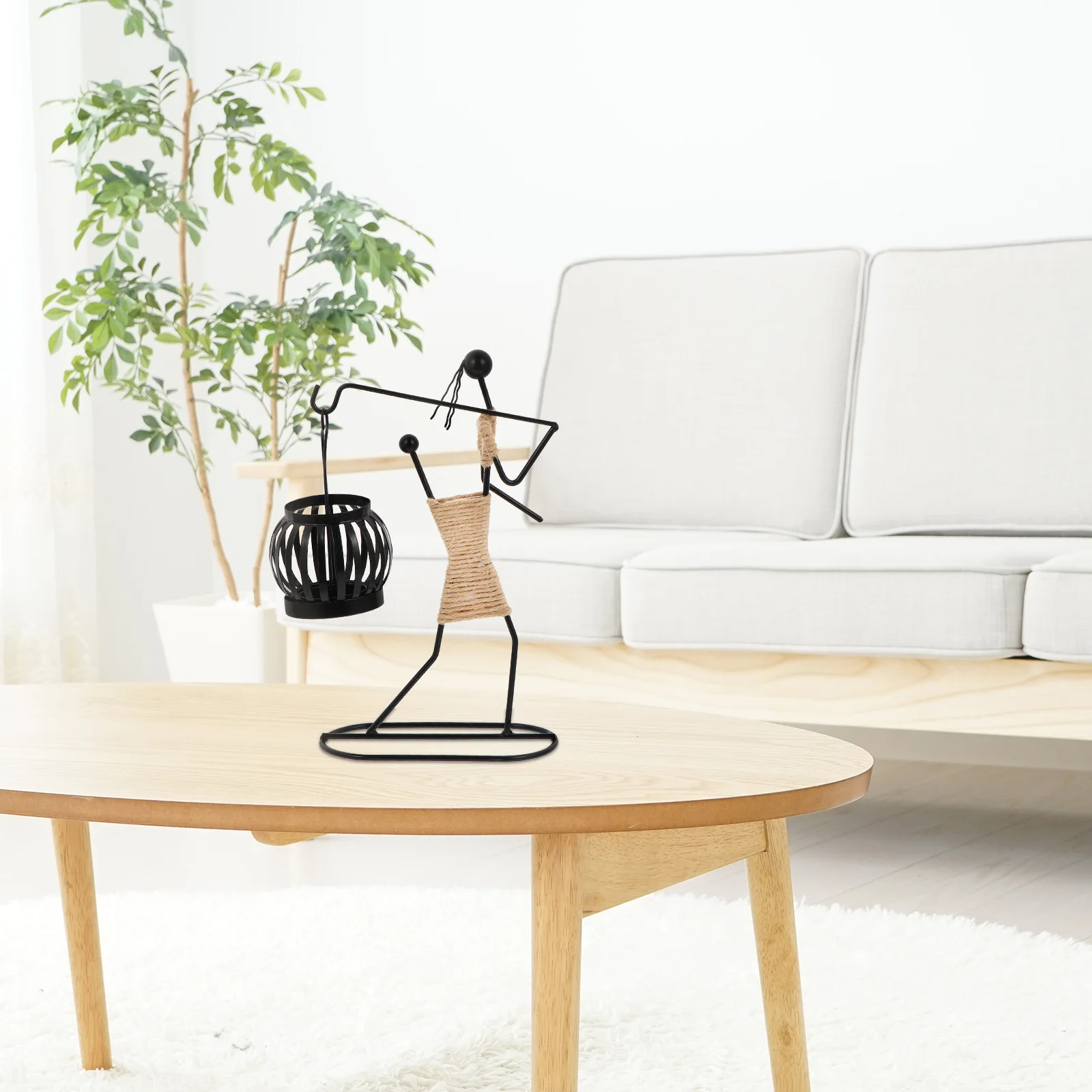 

1 pc Iron Retro Metal Holder For Home Decor Candlestick Ornament Iron Table Candlestick Xmas Party Decoration