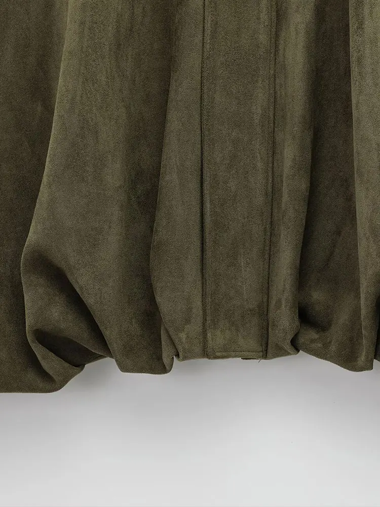 NLZGMSJ ฤดูใบไม้ผลิผู้หญิงสไตล์ลําลองสั้นเสื้อแจ็คเก็ตซิปเสื้อแขนยาวผู้หญิง Elegant ใหม่ Outerwears