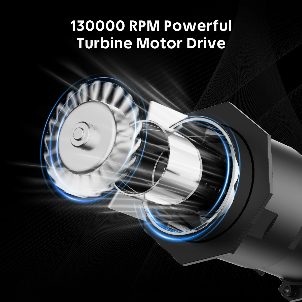 Fleet Violent Fan 130000 RPM Portable Powerful Air Blower Type-C Charging Strong Winds Duster Brushless Motor Turbo Jet Blower