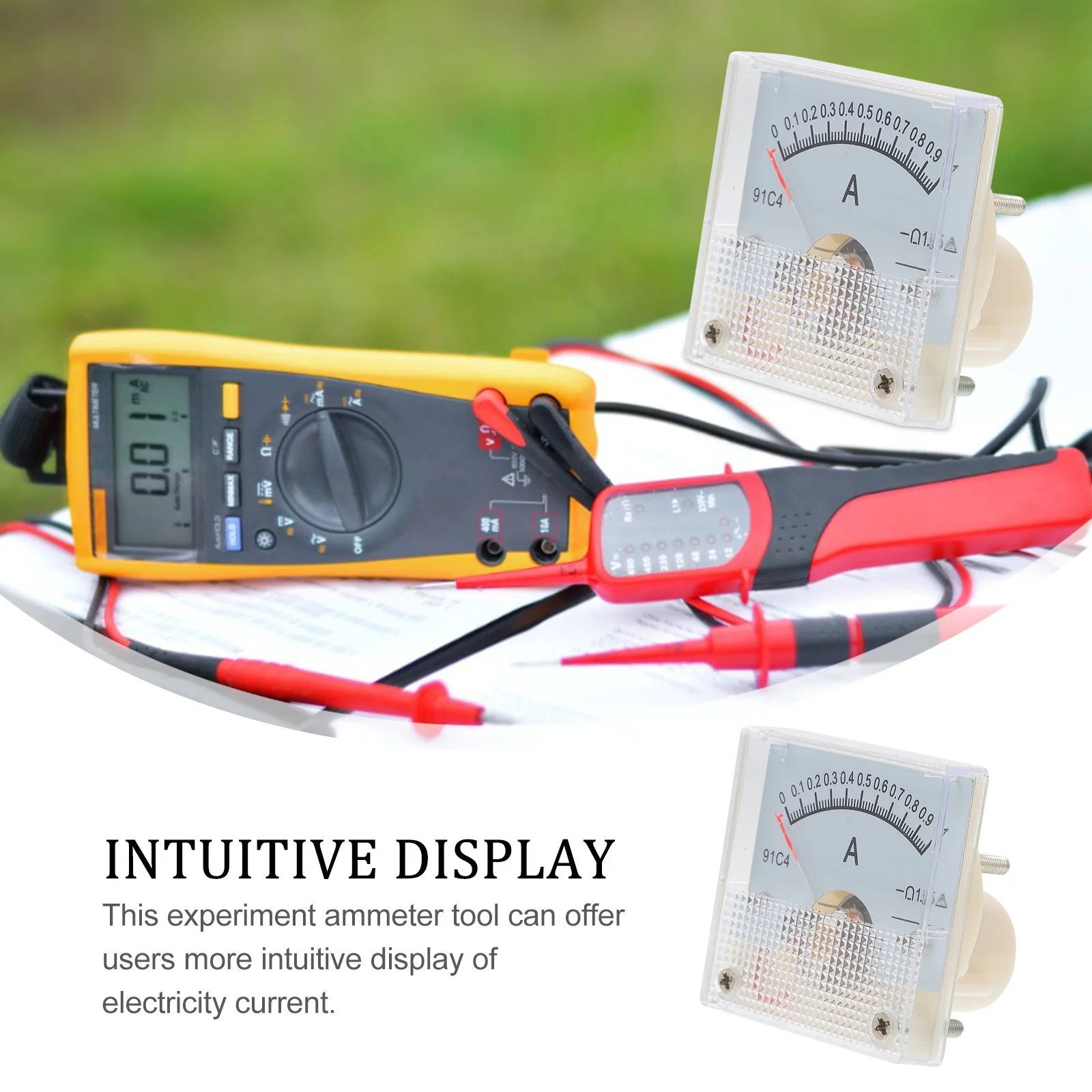 

0-1A Dc Ammeter Lightweight Electricity Current Measurement Equipment for Laboratory Experiment Physics Apparatus Current Meter