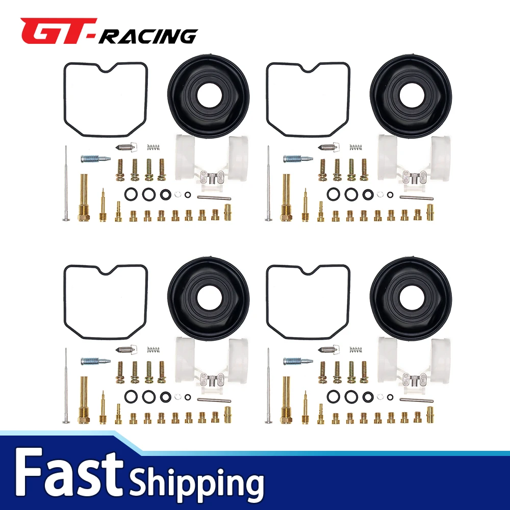 

4x Carburetor Rebuild Repair Kits For Kawasaki Zephyr ZR750-H ZR-7 ZR-7S Motorcycle Carb Overhaul Set Gasket Parts