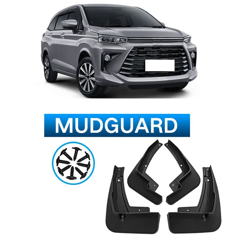 

A60E-8Pcs Car Mud Flaps For 2022 Toyota Avanza Mudguards Fender Mud Guard Flap Splash Flaps Accessories