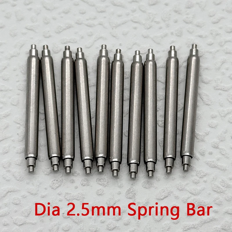 2.5mm Watch Strap Spring Bar with 1.0mm Tip 20mm and 22mm Strap Connectors Compatible SKX007 Tuna 6105 Watch Strap Spring Bar